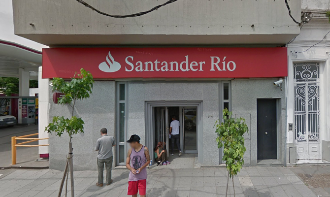 Trabajo realizado a Banco Santander en Provincia de Buenos Aires, Argentina